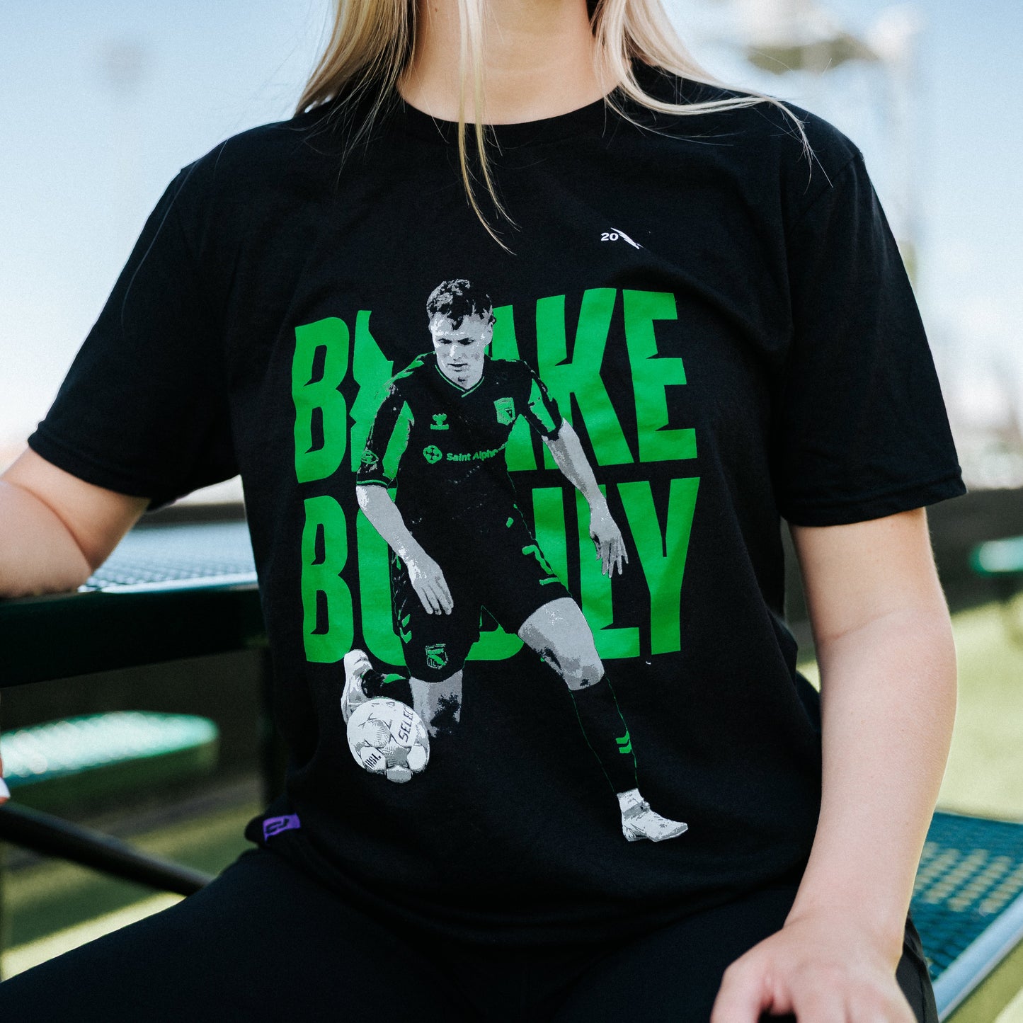 Athletic Club Boise Black Blake Bodily Youth T-Shirt