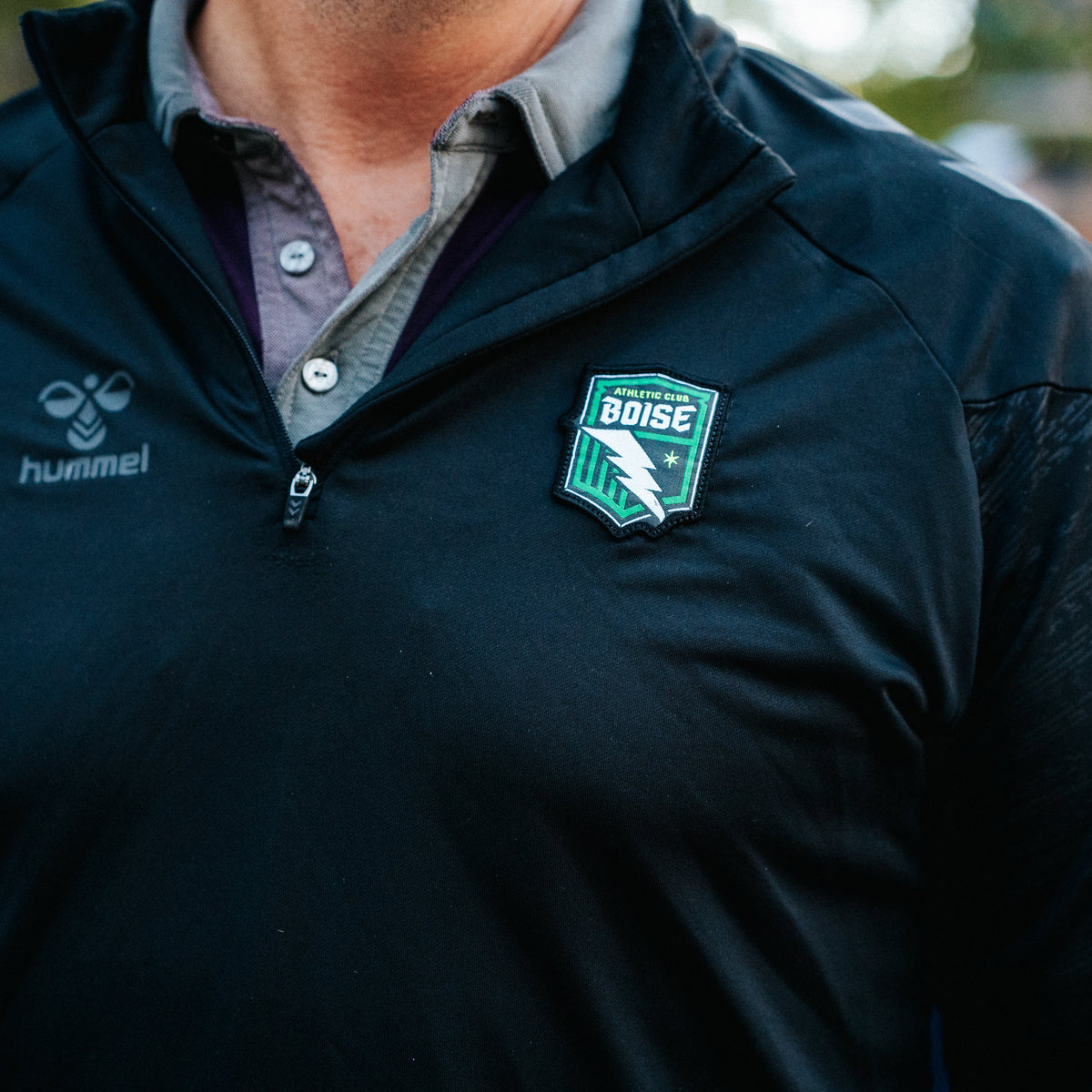 Black Training Half Zip