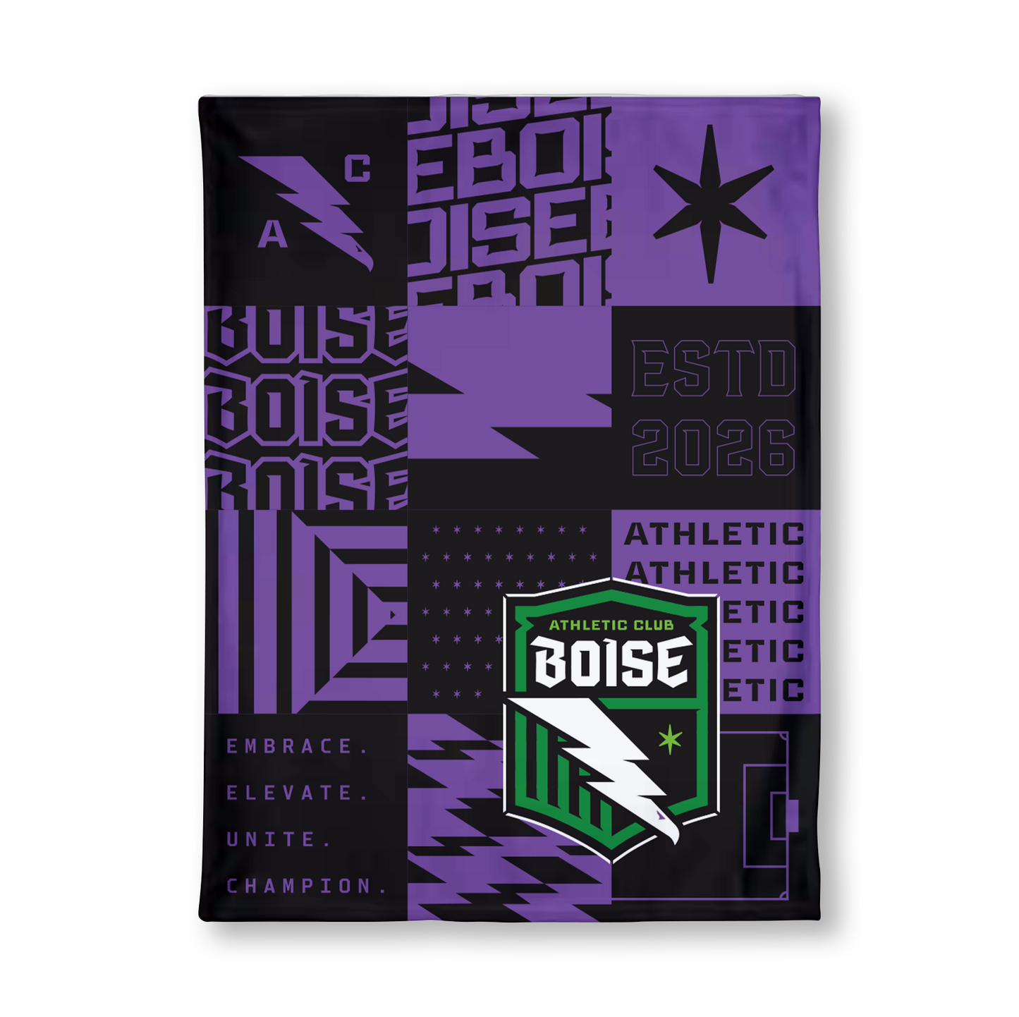 AC Boise Small Throw Blanket