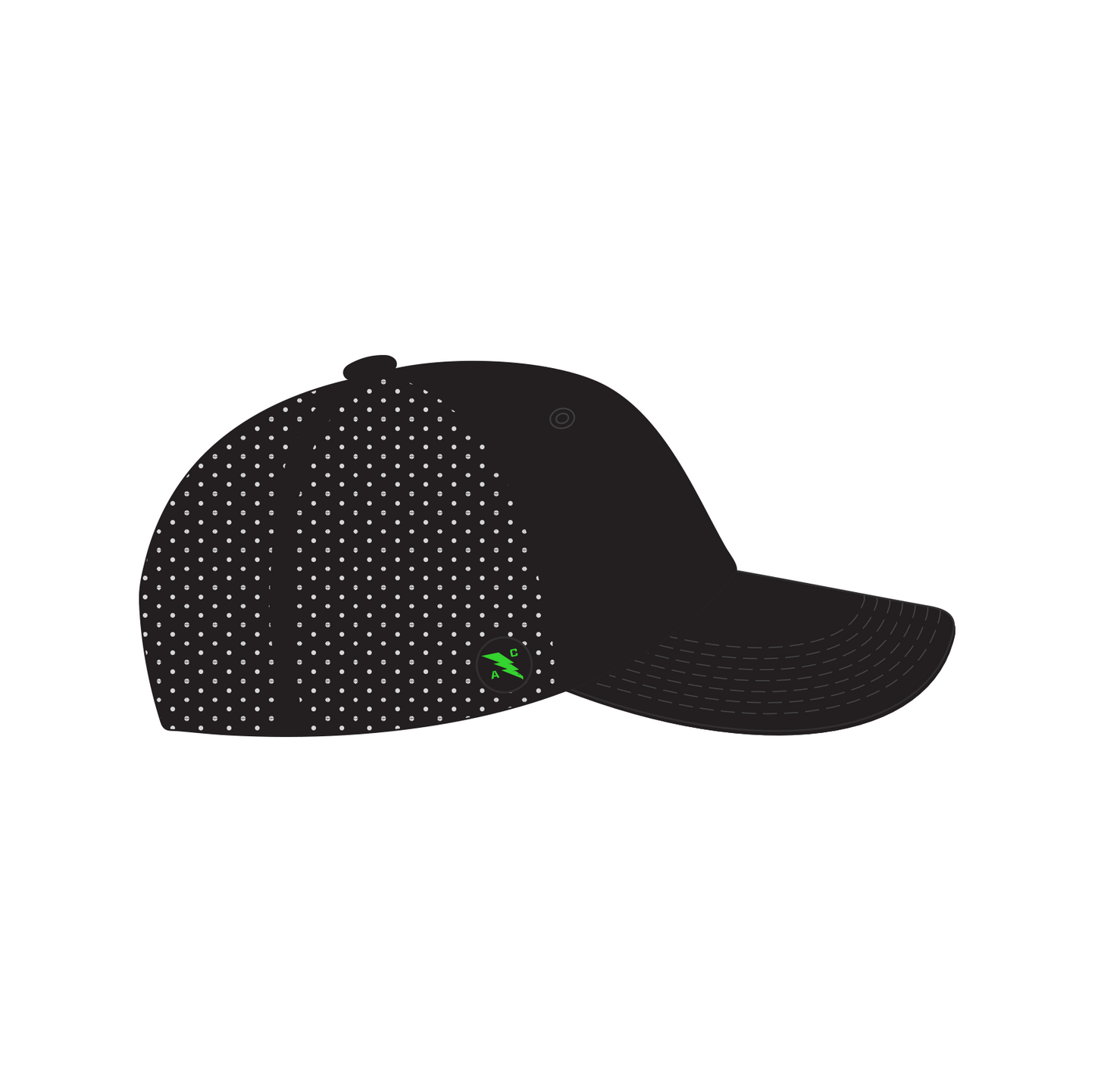 Black Curve Bill Hat