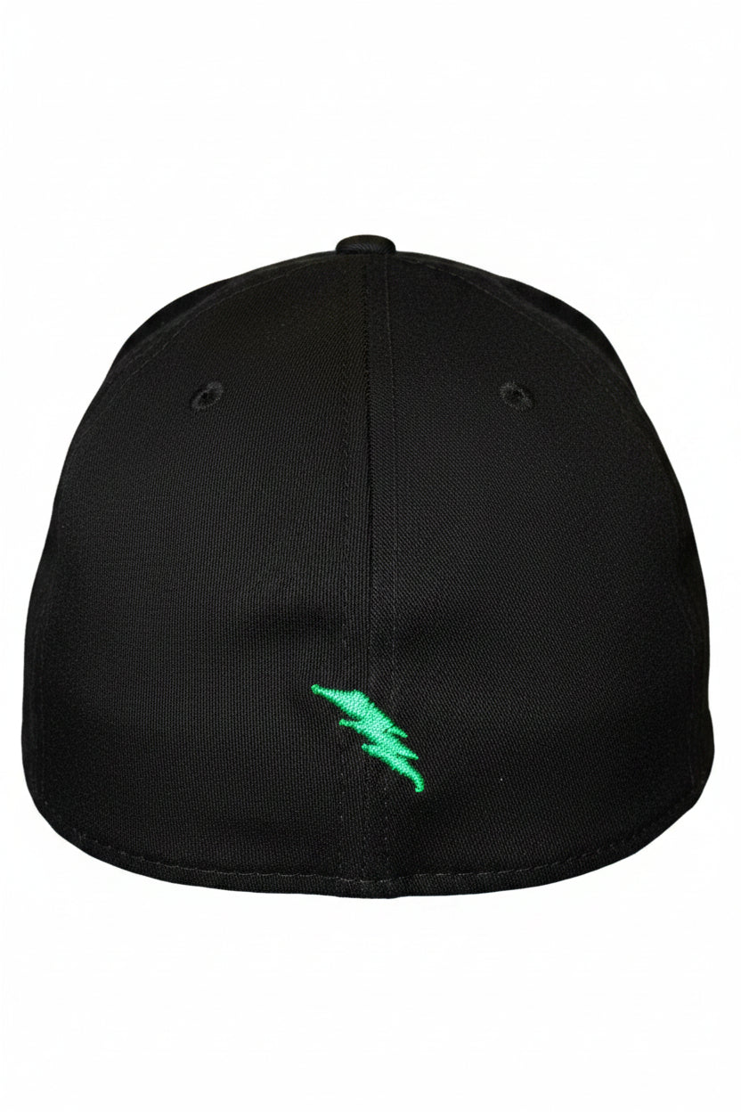 New Era Athletic Club Boise Black and Green "B" Hat