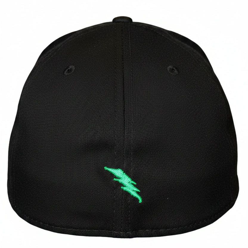 Black & Green B-Bolt Hat