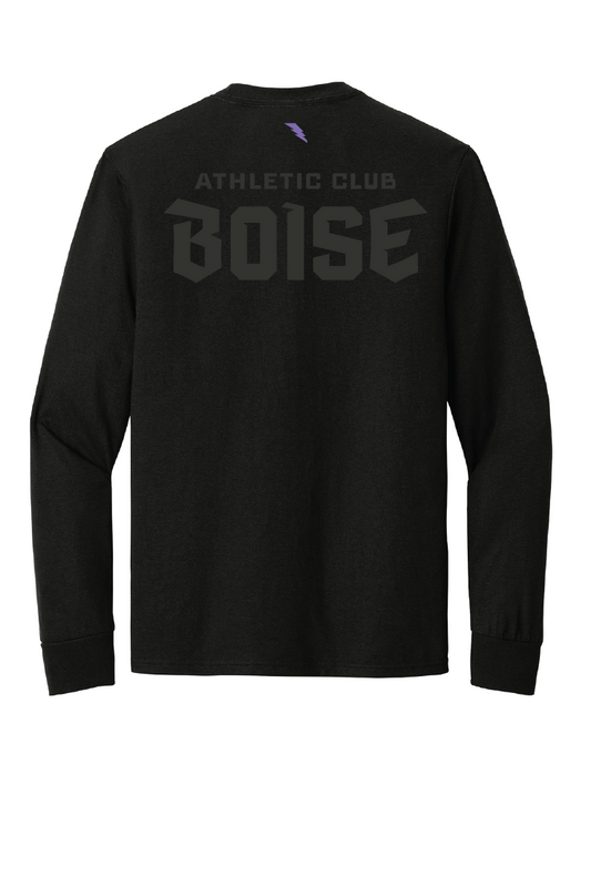 Athletic Club Boise Adult Black Long Sleeve