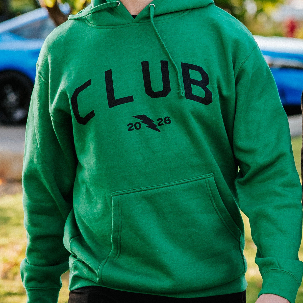 Club Green Printed Unisex Hoodie