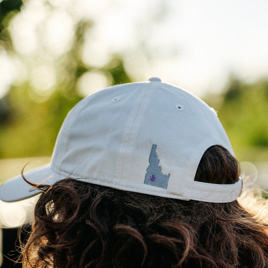 Cream Dad Bolt Hat