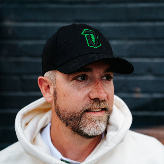 Black & Green B-Bolt Hat