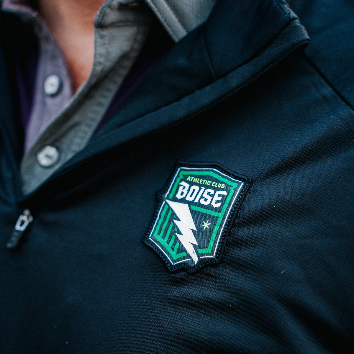 Black Training Half Zip