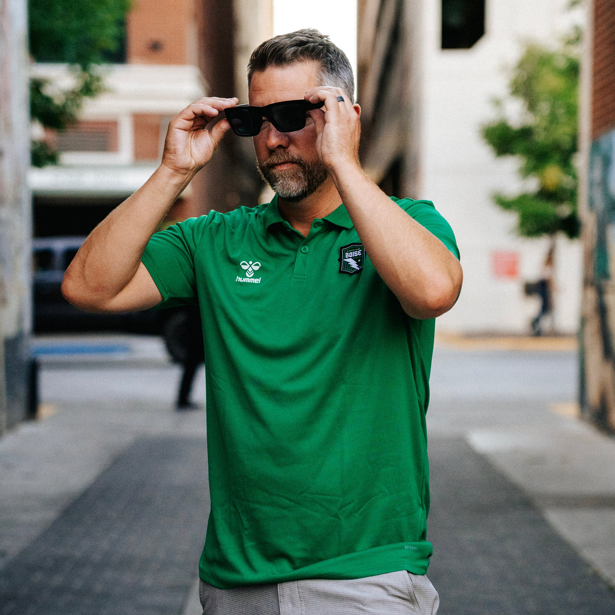 Green Essential Unisex Polo