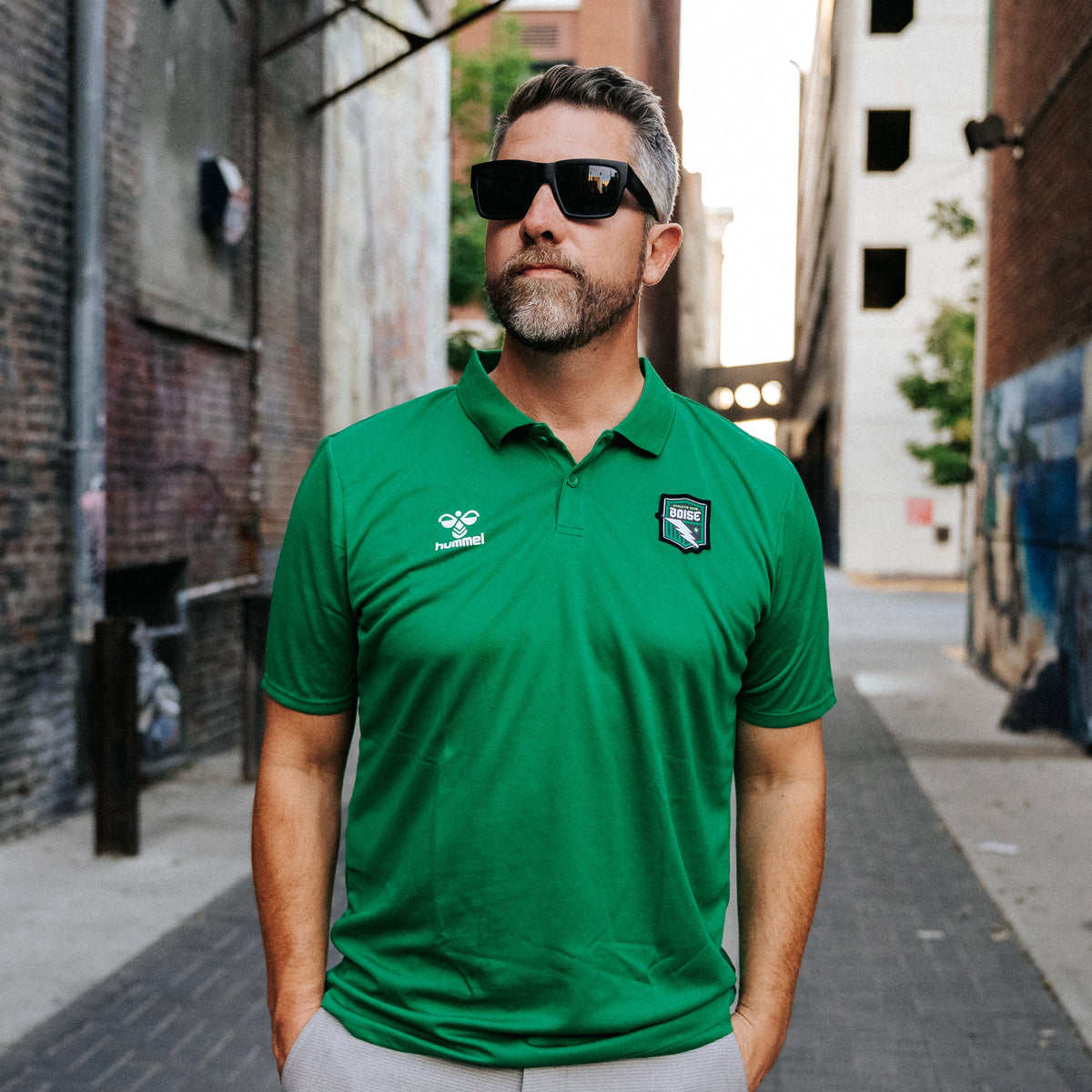 Green Essential Unisex Polo