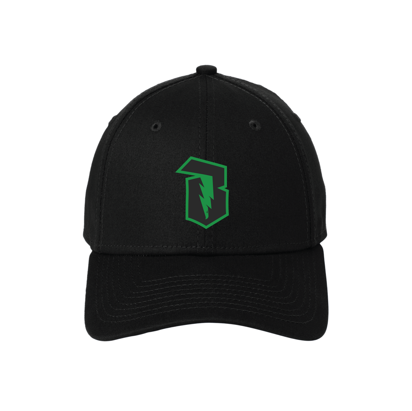 New Era Athletic Club Boise Black and Green "B" Hat
