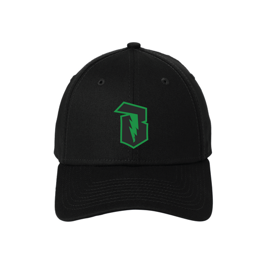 New Era Athletic Club Boise Black and Green "B" Hat
