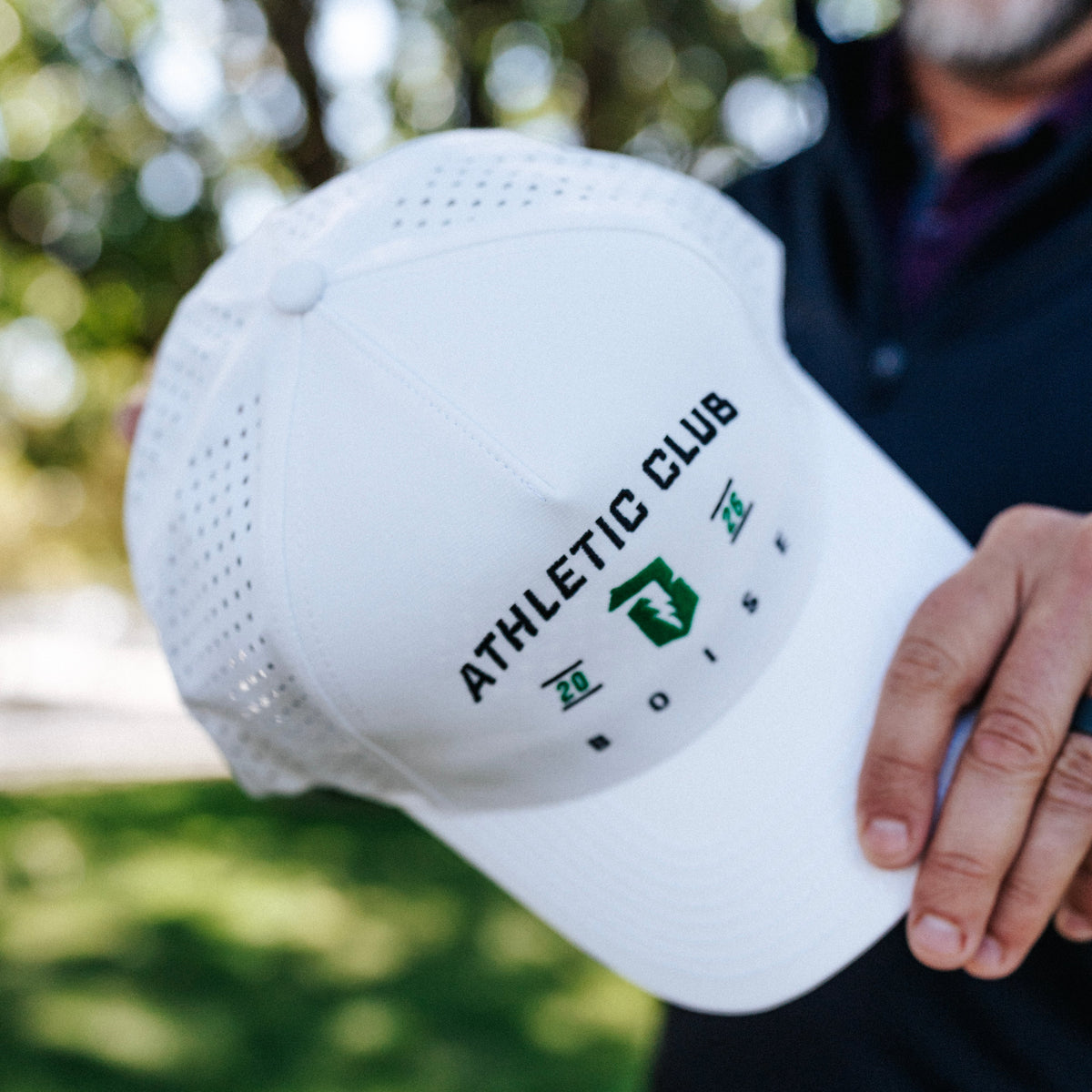 White Performance Hat