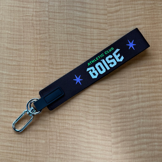 Black Wristlet Keychain