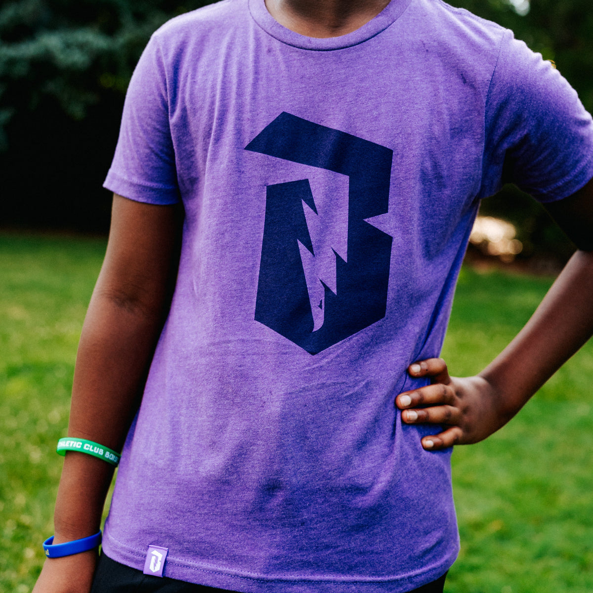 Core Purple B-Bolt Youth T-Shirt