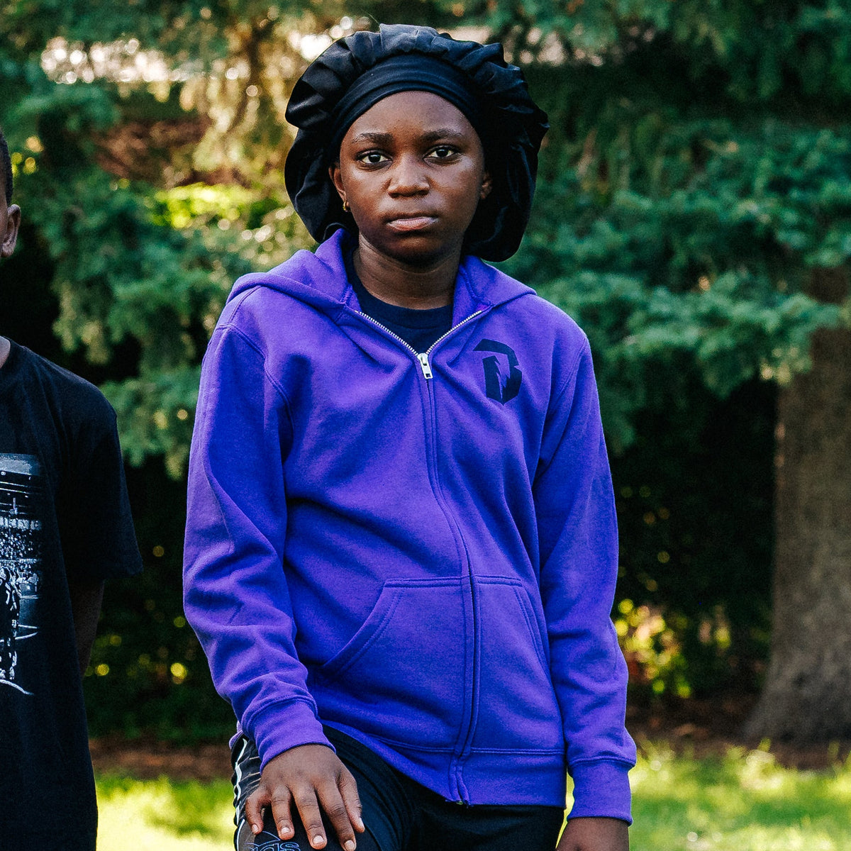 Purple Core Youth Full Zip Hoodie