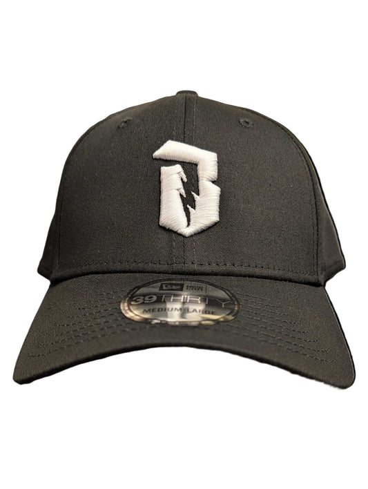 New Era Athletic Club Boise White and Black "B" Hat