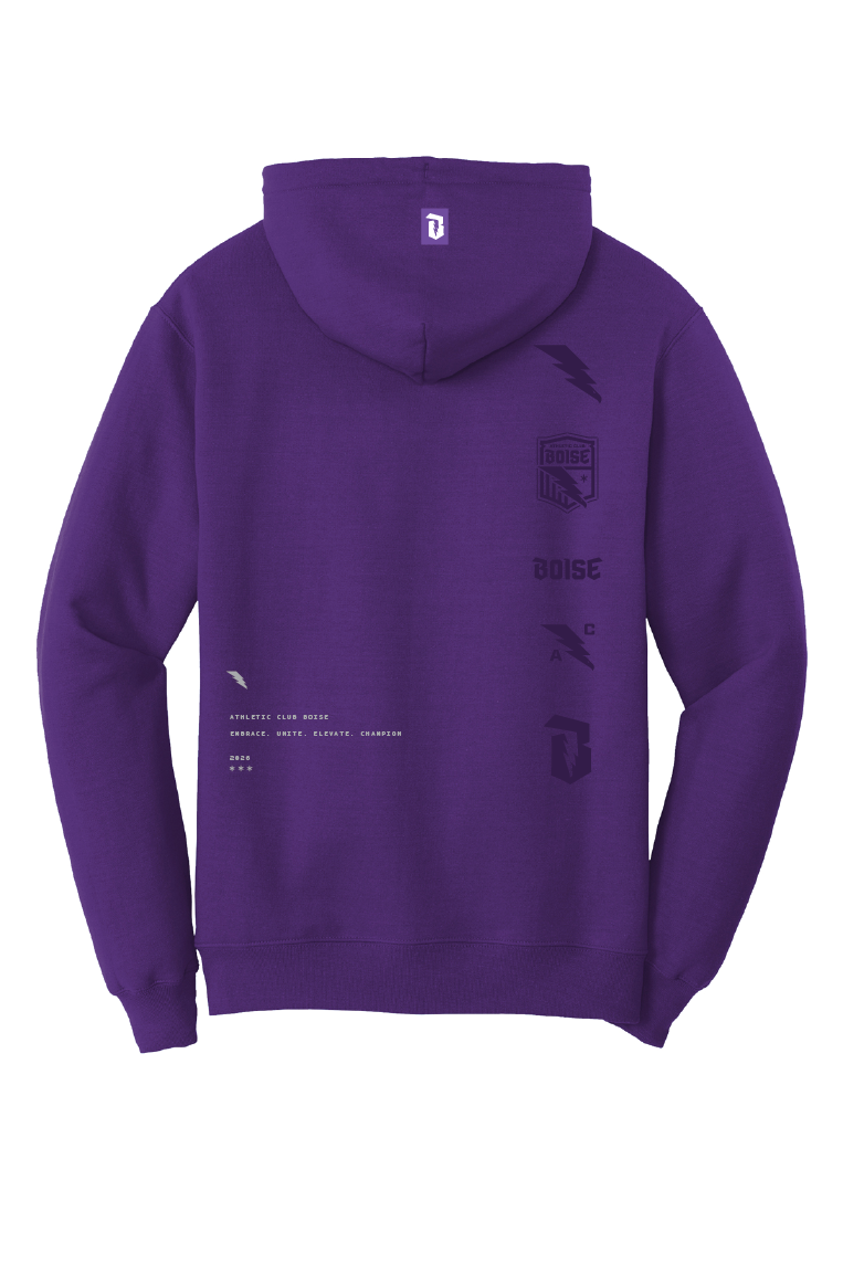 Athletic Club Boise Adult Purple Hoodie