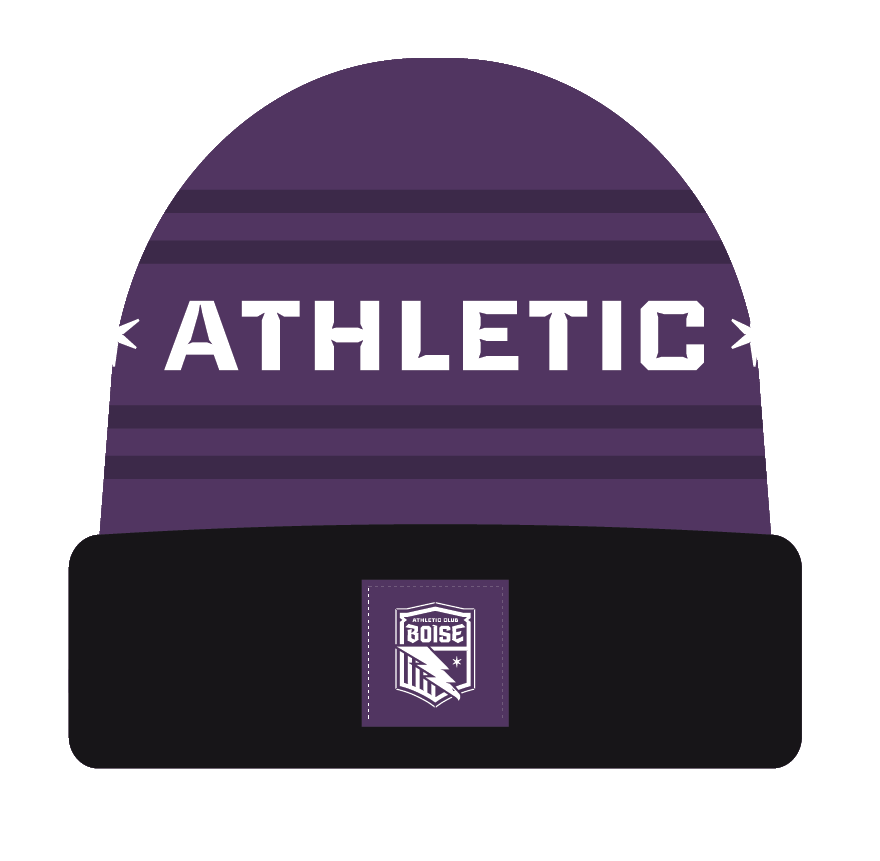 Athletic Club Boise Purple Boise Beanie