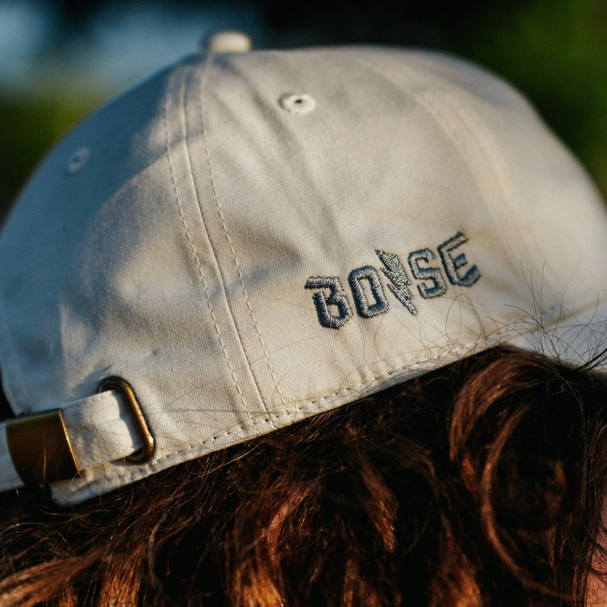 Cream Bolt Dad Hat