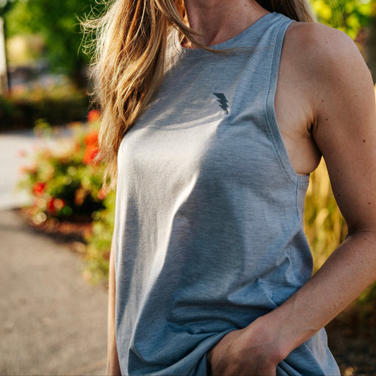 Summer Grey Racerback Tank