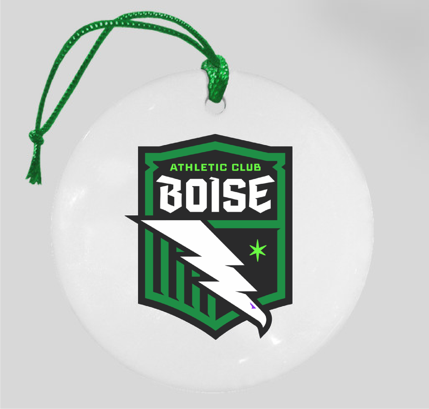 Athletic Club Boise Round Ornament