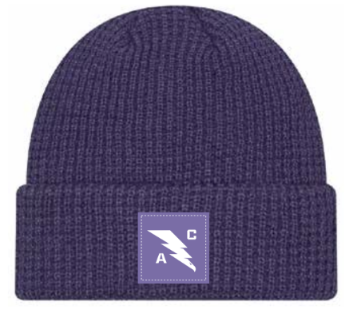 Athletic Club Boise Purple Waffle Beanie