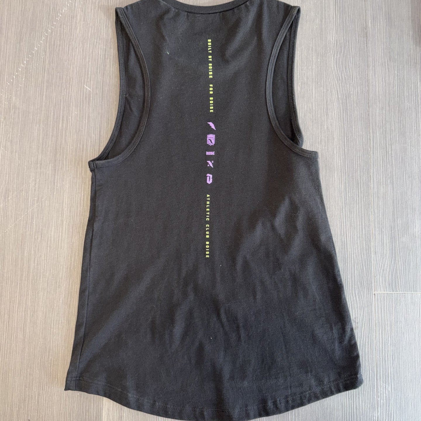 Athletic Club Boise Black Summer Women's Tank Top XL